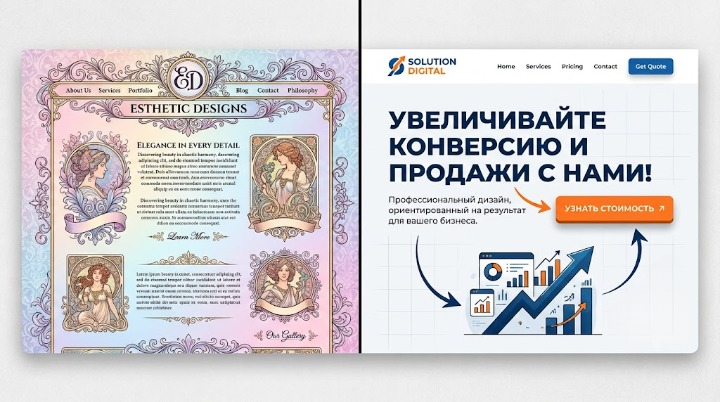 Маркетинговый дизайн против «просто красивого»: как мы делаем сайты, которые продают, фото №4